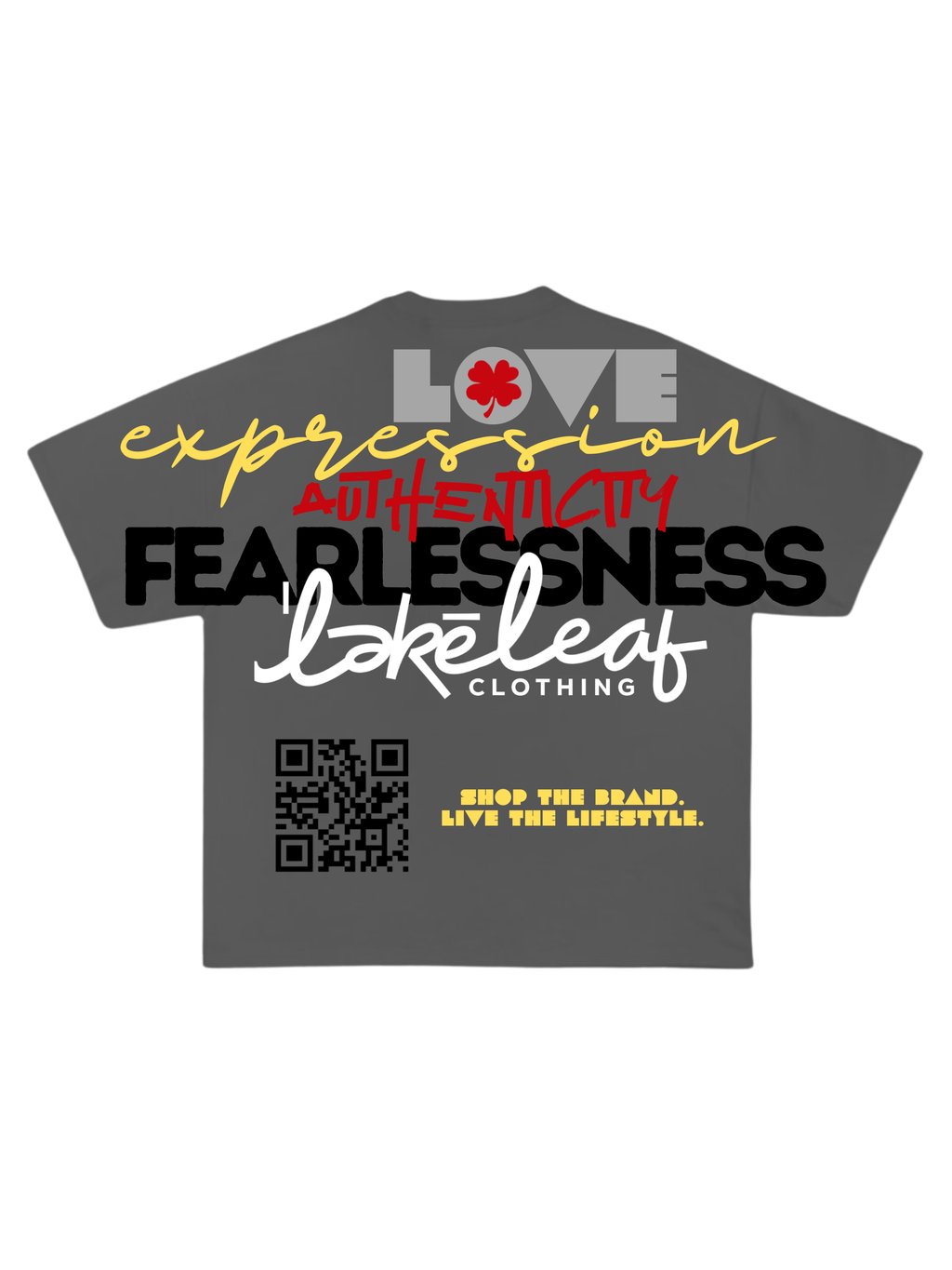 Grey LEAF Tee